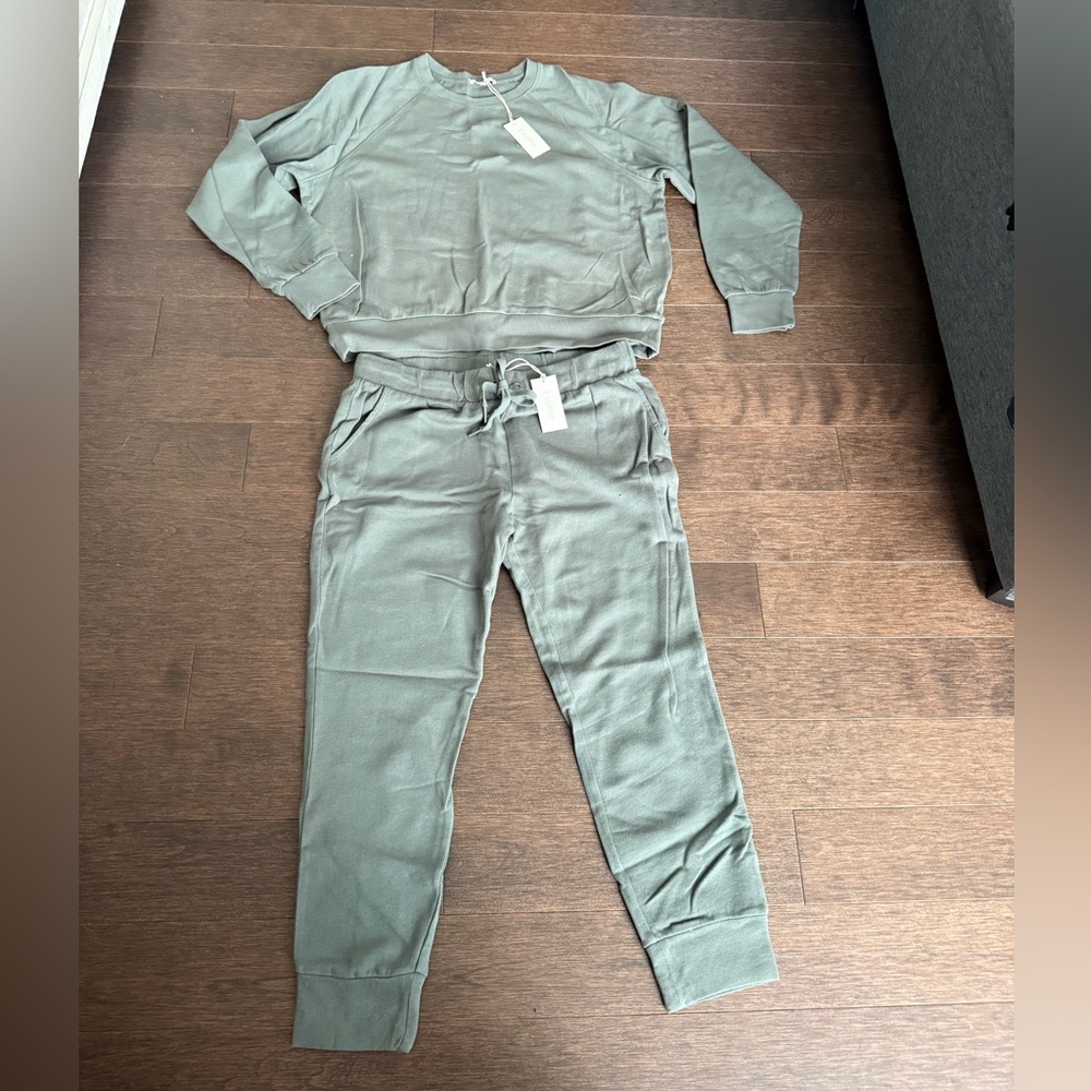 Z Supply Sage Green Jogger Set - Picture 2 of 6